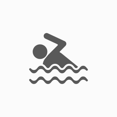 swim iconのイラスト素材