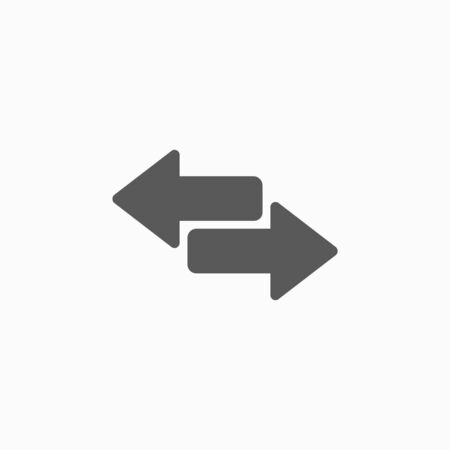 arrow transfer iconのイラスト素材