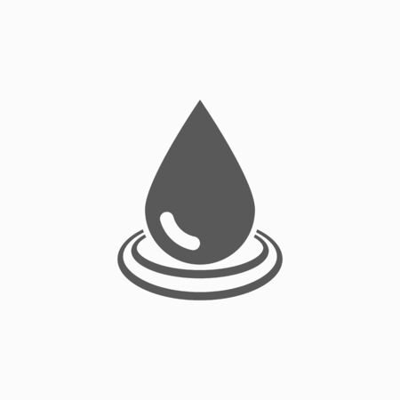 water drop iconのイラスト素材