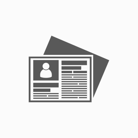 newspaper iconのイラスト素材