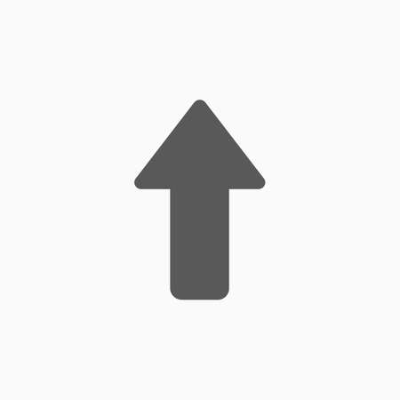 arrow up iconのイラスト素材