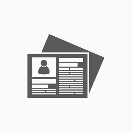 newspaper iconのイラスト素材
