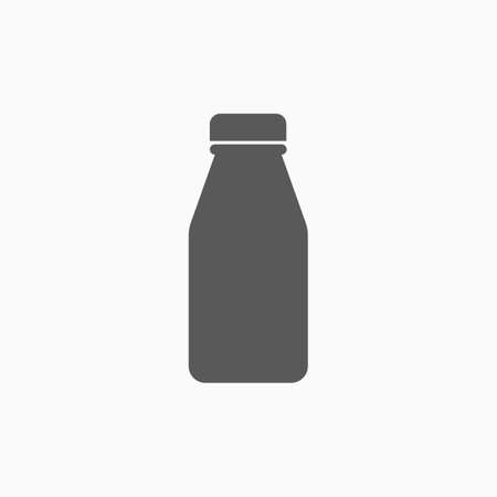 milk bottle iconのイラスト素材