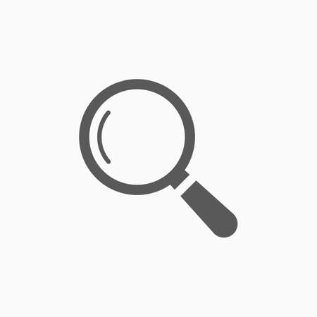 magnify iconのイラスト素材
