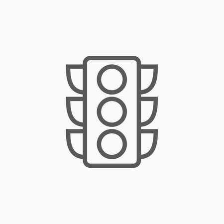 traffic light iconのイラスト素材