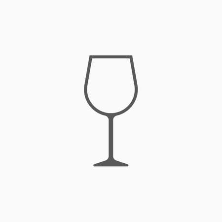 wine glass iconのイラスト素材