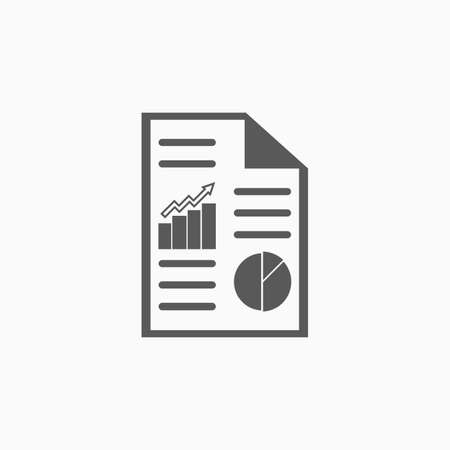 business report iconのイラスト素材
