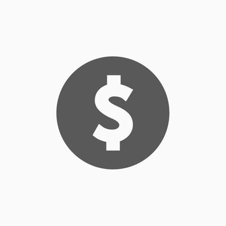 dollar sign iconのイラスト素材