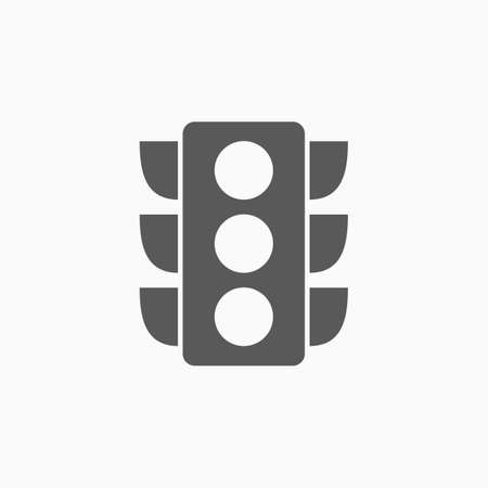 traffic light iconのイラスト素材