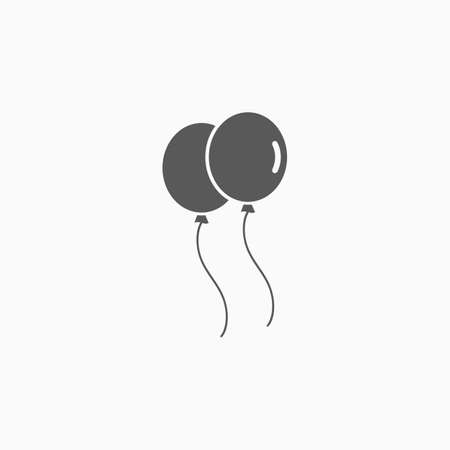 balloon iconのイラスト素材