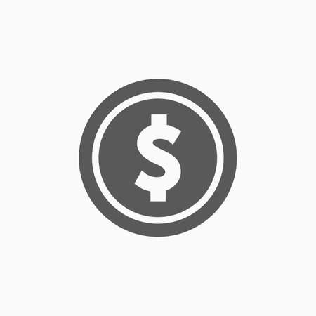 dollar sign iconのイラスト素材