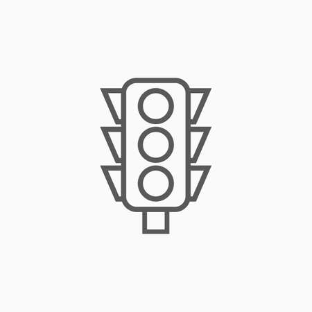 traffic light iconのイラスト素材