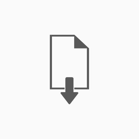 file download iconのイラスト素材