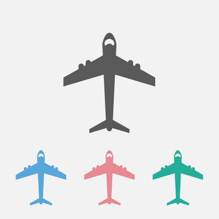 airplane iconのイラスト素材