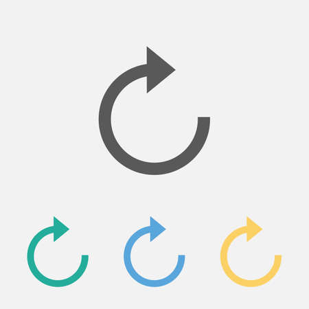 refresh iconのイラスト素材