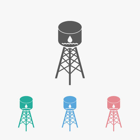 water tank iconのイラスト素材