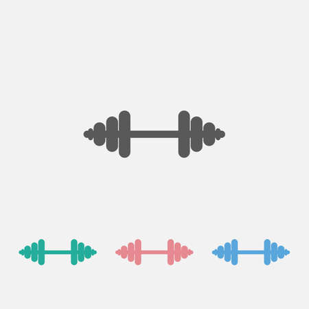 dumbbell iconのイラスト素材