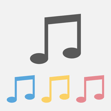 music note iconのイラスト素材