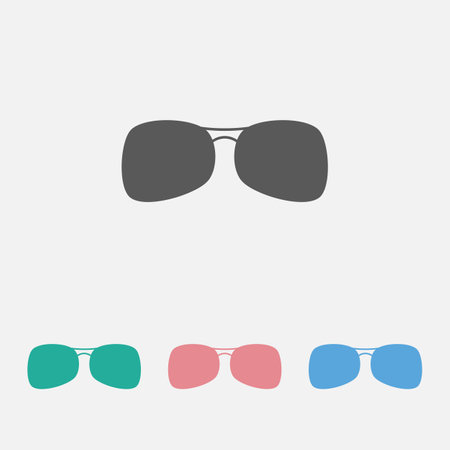 sun glasses iconのイラスト素材
