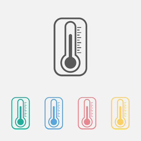 thermometer iconのイラスト素材
