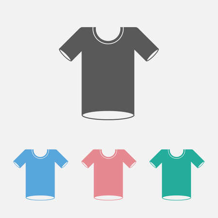 T-shirt iconのイラスト素材