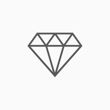 diamond iconのイラスト素材