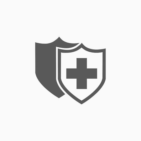 medical shield iconのイラスト素材