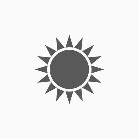 sun iconのイラスト素材