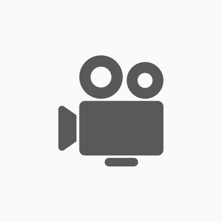 movie camera iconのイラスト素材