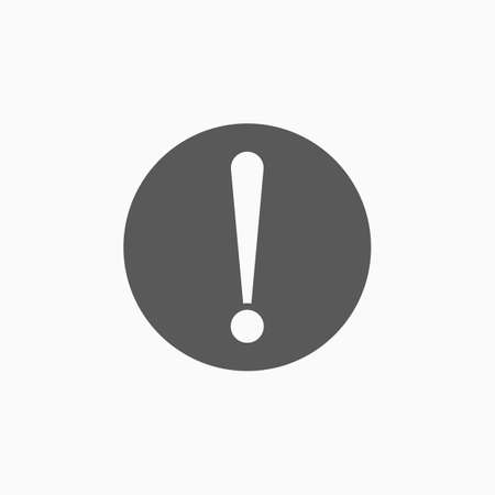 exclamation sign iconのイラスト素材