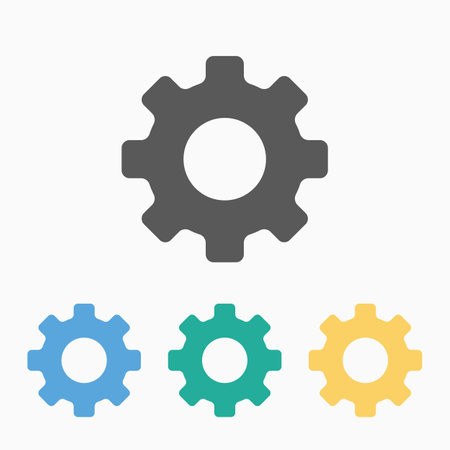 gear iconのイラスト素材