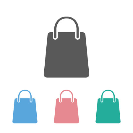 shopping bag iconのイラスト素材