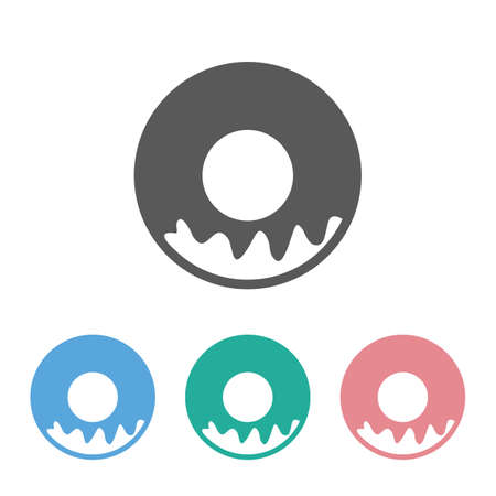 donut iconのイラスト素材