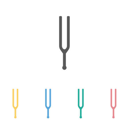 tuning fork iconのイラスト素材