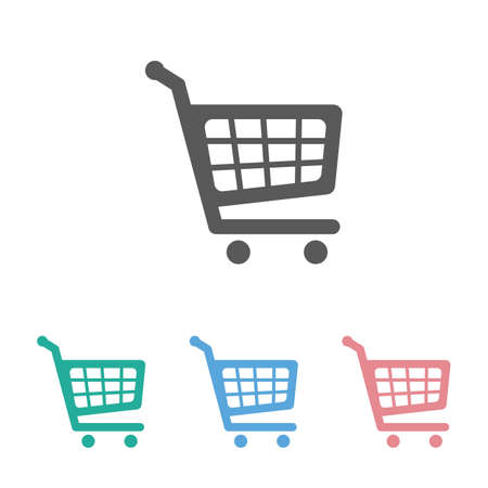 shopping cart iconのイラスト素材