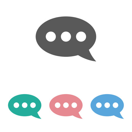 talk iconのイラスト素材