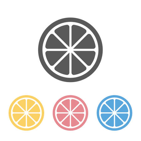 orange iconのイラスト素材