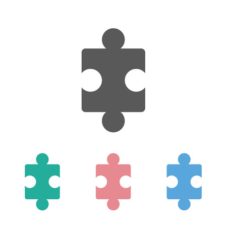 puzzle iconのイラスト素材