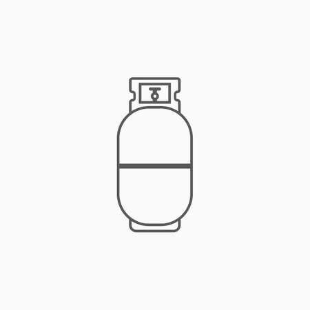 gas bottle iconのイラスト素材