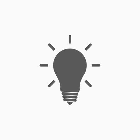 bulb iconのイラスト素材