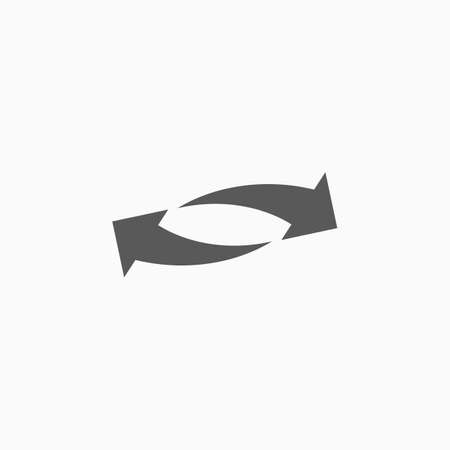 arrow transfer iconのイラスト素材