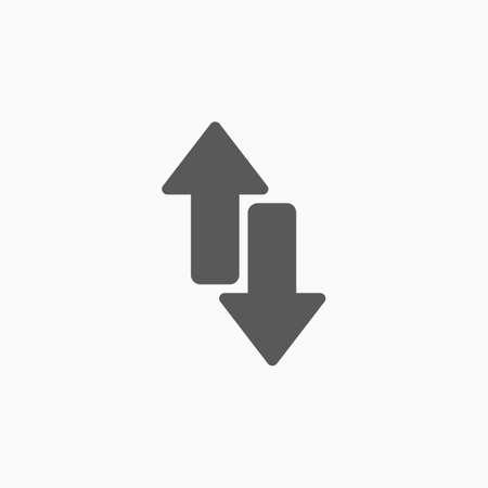 arrow transfer iconのイラスト素材
