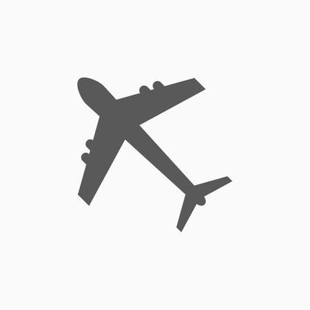 airplane iconのイラスト素材