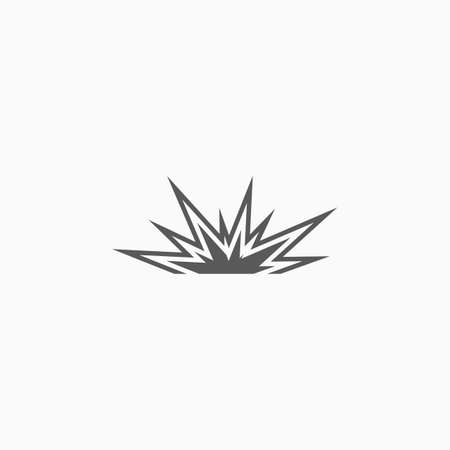 explosion iconのイラスト素材