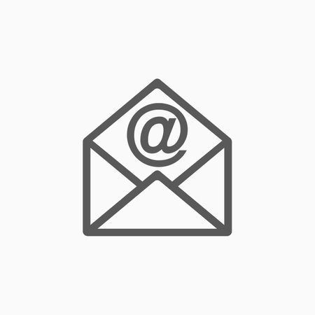 envelope mail iconのイラスト素材