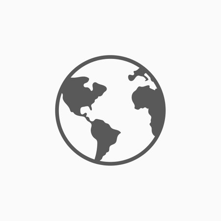 world, earth, globe iconのイラスト素材