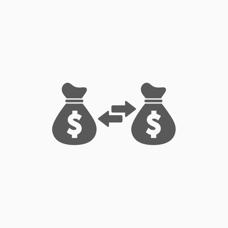 money transfer iconのイラスト素材