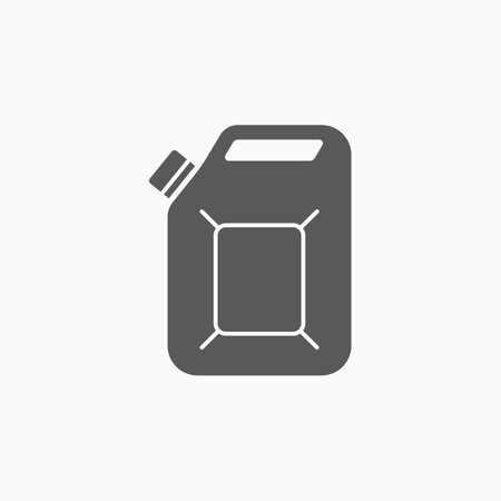 jerrycan oil iconのイラスト素材