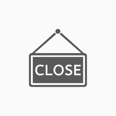 close sign iconのイラスト素材