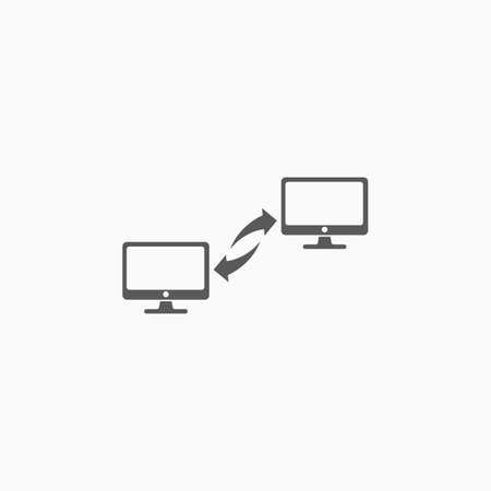 file transfer iconのイラスト素材